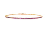 Pink Sapphire Flex Bangle - VAULT SALE