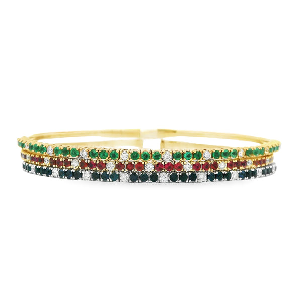 Gemstone Flex Bangle - VAULT SALE