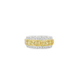 Yellow Diamond Eternity Band