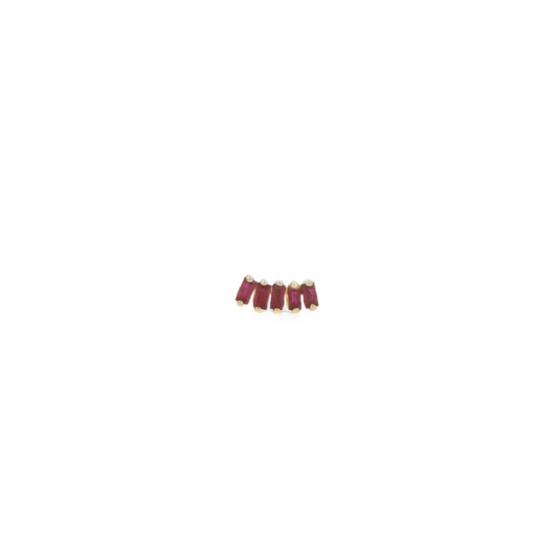 Ruby Fan Stud