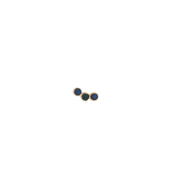 Bezel Sapphire Stud
