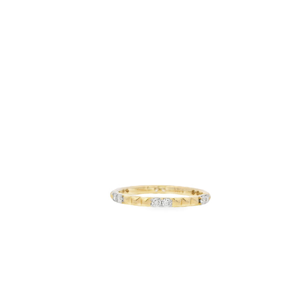 Diamond Pyramid Ring
