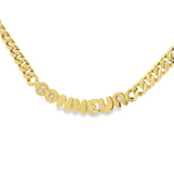 Bonheur "Happiness" Curb Link Necklace