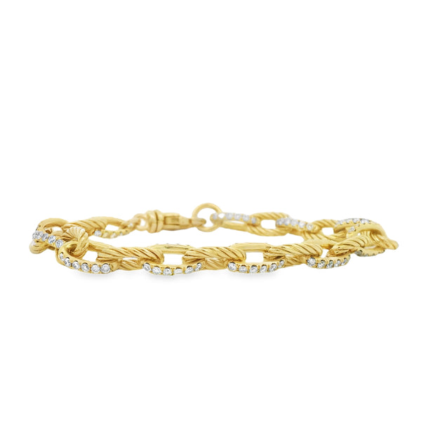 Vintage Gold Link Bracelet