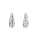 Diamond Drop Hoops