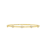 Diamond Heart Flex Bangle