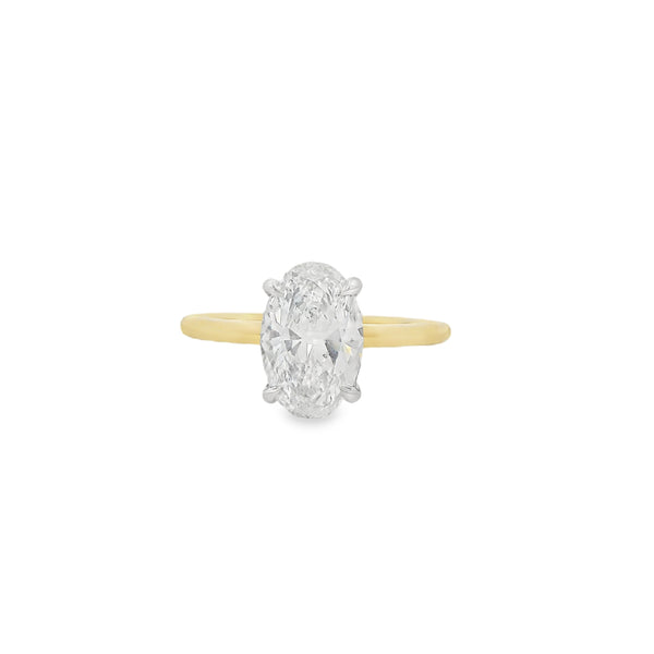 1.76ct Solitare Oval Engagement Ring