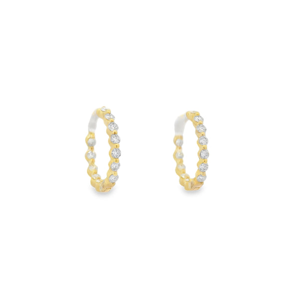 Mini In + Out Single Prong Hoops