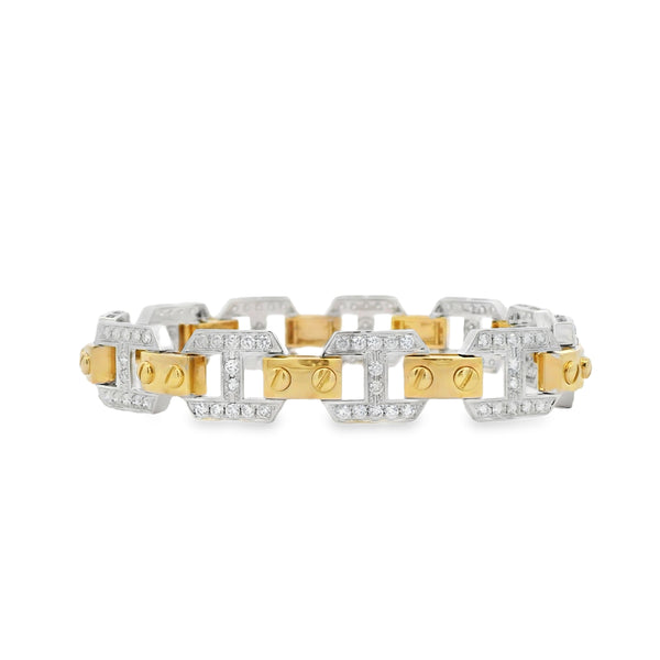 Diamond Screw Bracelet