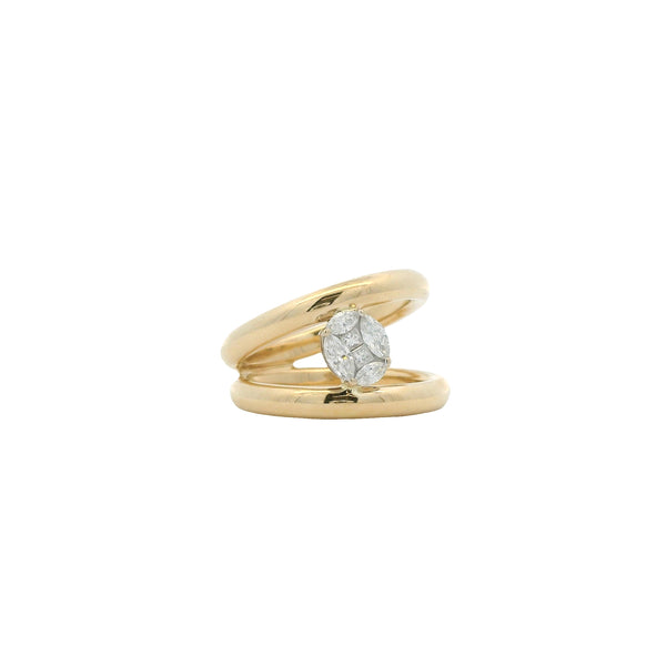 Oval Illusion Ring