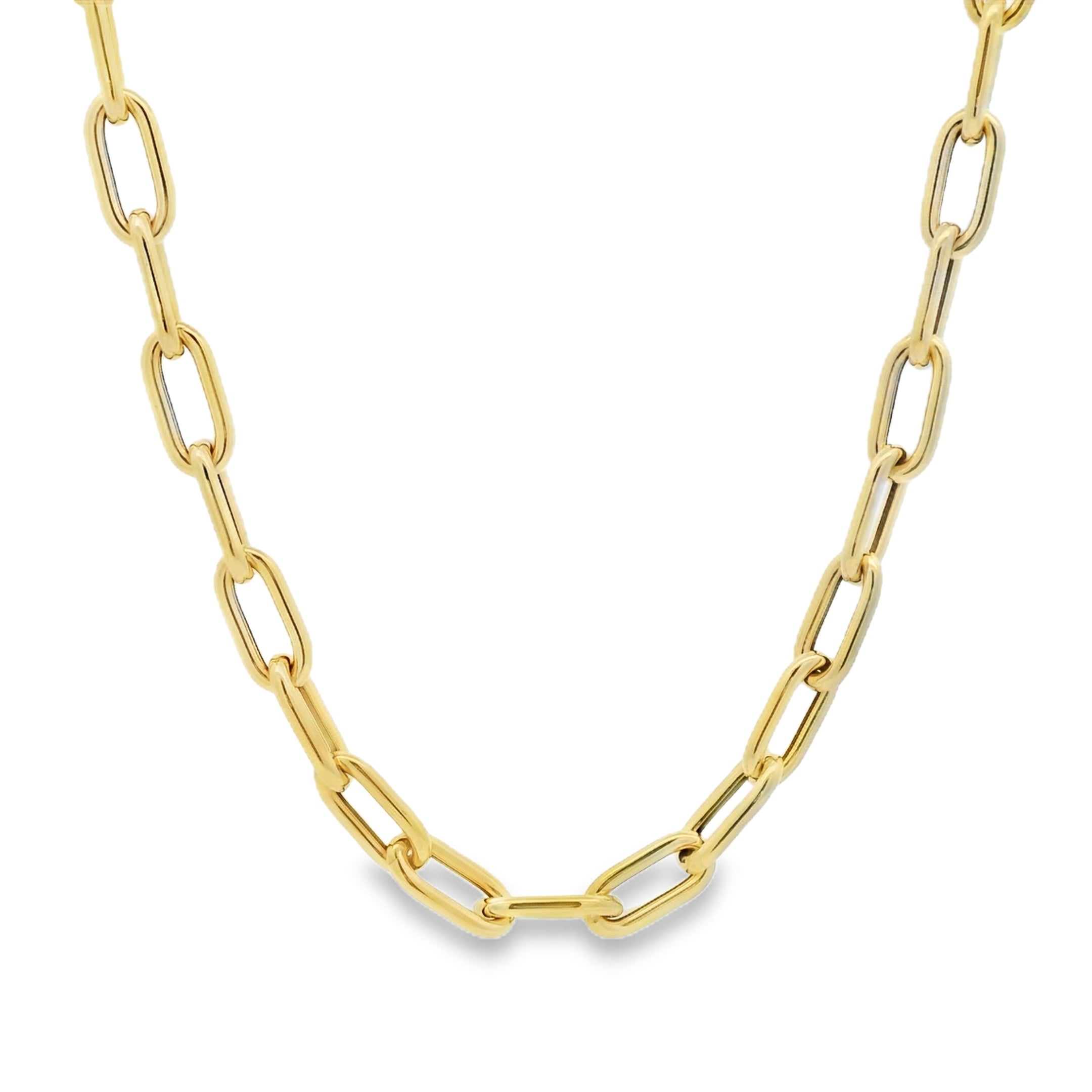 Rounded Oval Link Chain – Milliard Diamond Concierge