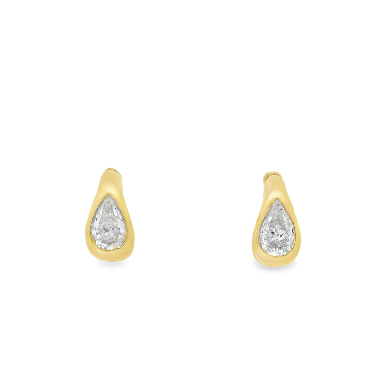 Burnished Set Pear Huggies