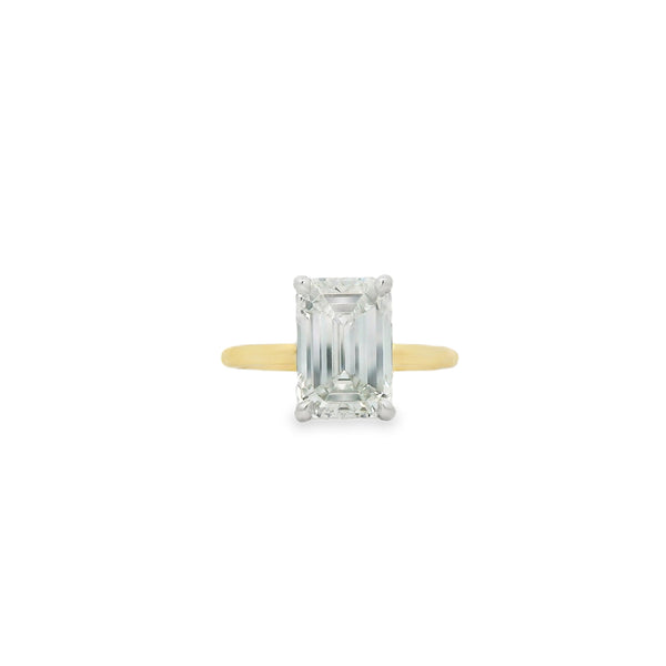 3.32ct Solitare Emerald Ring