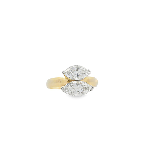 Double Marquise Cocktail Ring