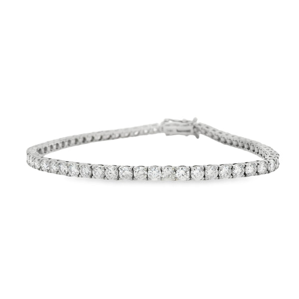 White Gold Classic Tennis Bracelet