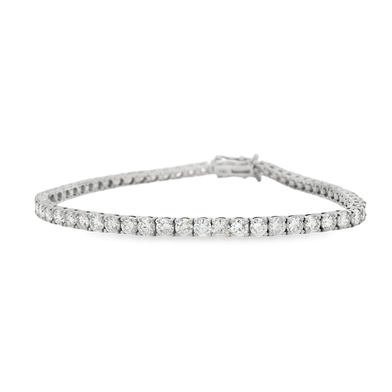 White Gold Classic Tennis Bracelet