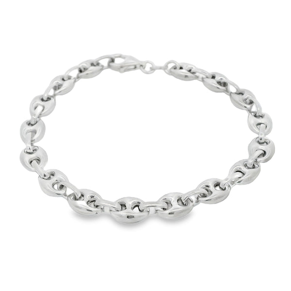 Mini Puff Anchor Link Bracelet