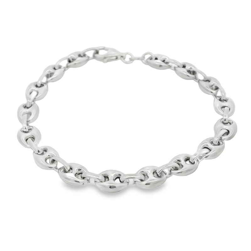 Mini Puff Anchor Link Bracelet