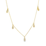 5 Station Drop Necklace