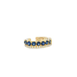 Sapphire & Diamond Ear Cuff