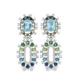 Peacock Drop Earrings