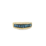 Diamond + Baguette Gemstone Ring