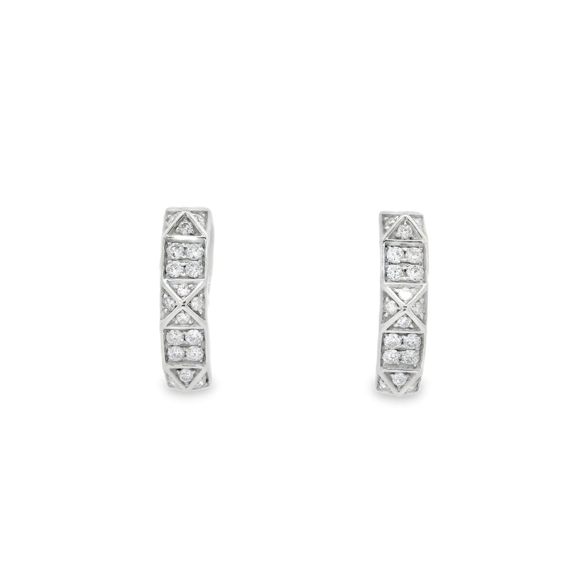 Diamond Pyramid Hoops – Milliard Diamond Concierge