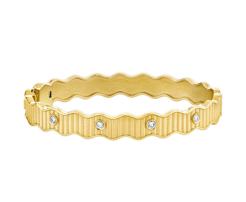 Diamond Wave Bangle – Milliard Diamond Concierge