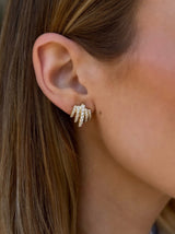 Diamond Claw Earrings