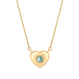 Gemstone Heart Necklace