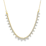 Trio Station Collar Necklace