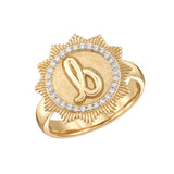 Starburst Signet Ring