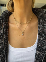 Toggle Drop Heart Necklace