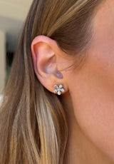 Mini Flower Illusion Earrings