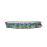 Pastel Gemstone Flex Bangles