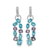 Gemstone Waterfall Earrings