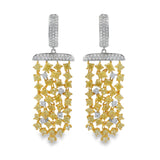 Yellow Diamond Earrings