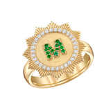 Starburst Signet Ring