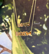 Bubble Name Necklace