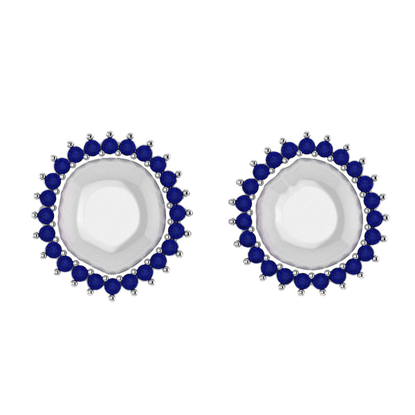 Pearl Studs with Halo