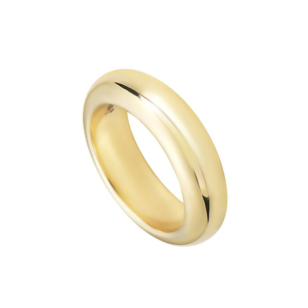 Gold donut ring on sale