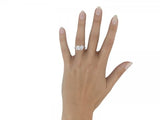 2.58ct Toi Et Moi Ring with Pear and Cushion
